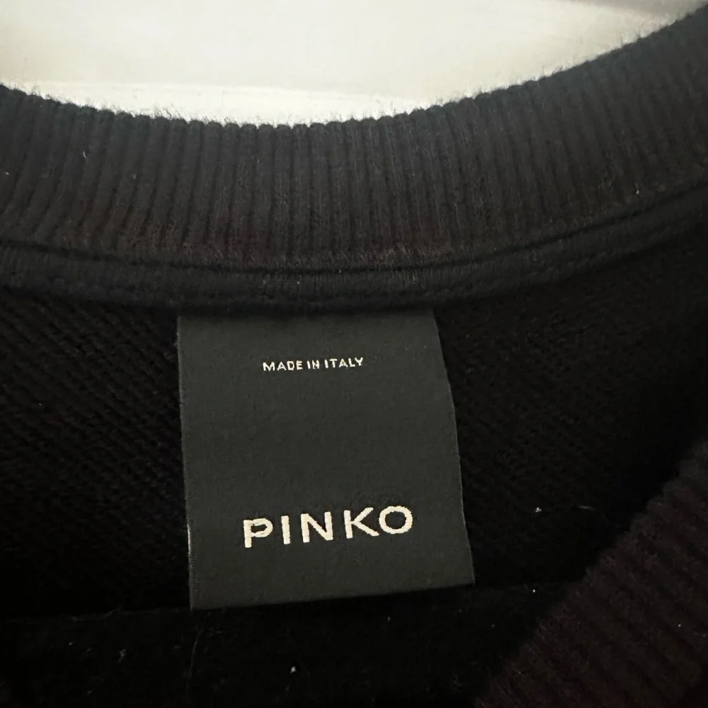 Pinko pullover crewneck sweater sweatshirt burning love Elvis grunge rock rose S - Picture 3 of 7
